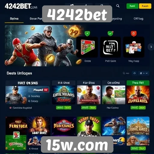 Análise das ofertas de jogos no site 4242bet